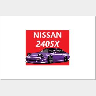 Nissan 240SX Posters and Art